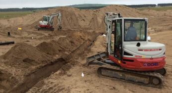 EcoBunker team starts work on new Dumbarnie Links