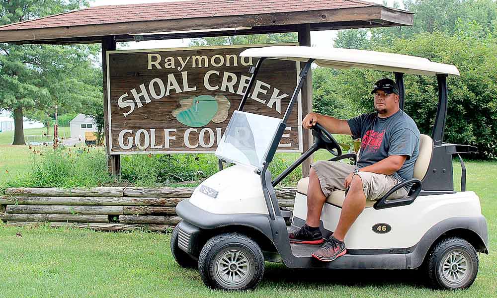 Shoal Creek Golf Course's new superintendent, Drew Eilerman