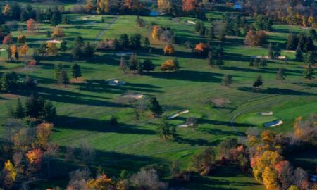 aerial view of Locust Valley Golf Club