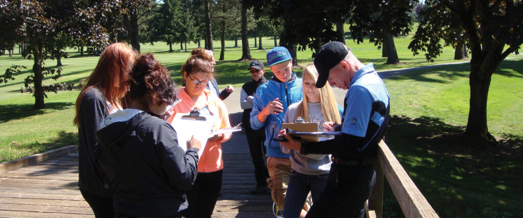 Steve Kealy During a First Green Field Trip at Glendale