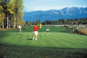 8th Hole on the South Course at Whitefish Lake GC