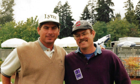 Fred Couples with the Author, Jeff Shelley