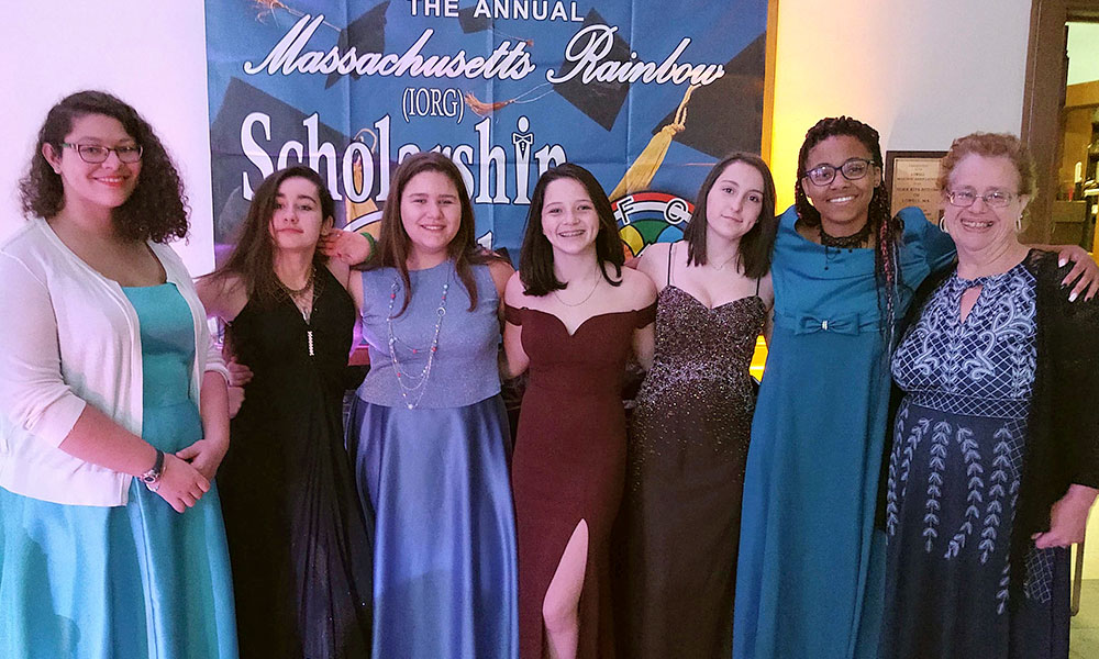 Becky (Right) Pictured Chaperoning The Annual Scholarship Ball For The International Order Of The Rainbow For Girls./Courtesy Becky Snyder