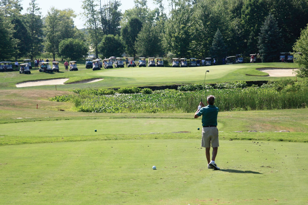 Stonewater Golf Club player on the course