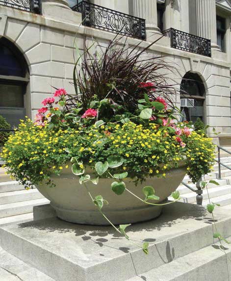 City Hall planters by Brookfield Company