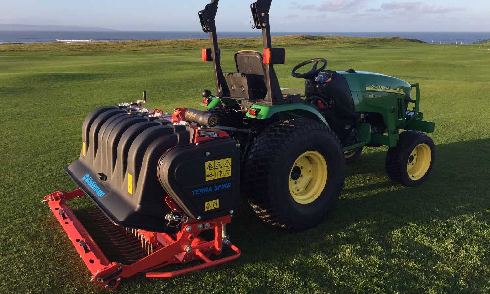 John Deere agreement Wiedenmann Corporation aeration