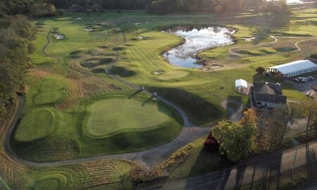 ON THE LEFT, THE PAR4 10TH, ON THE RIGHT THE MAJESTIC PAR-5 18TH