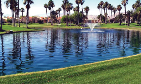 After Golf Course Fountain installed