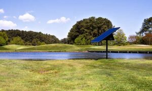 PondHawk is LINNE’s solar-powered subsurface aeration