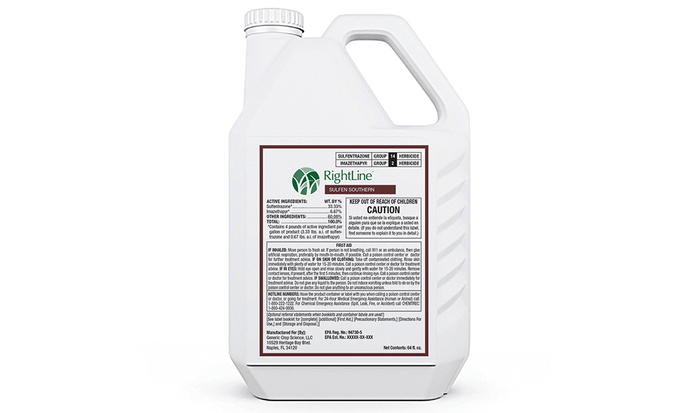 RightLine SULFEN SOUTHERN herbicide