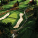 A Bird’s Eye View of The Swale and Tusk Bunkers at the 17th at Forsgate’s Banks Course