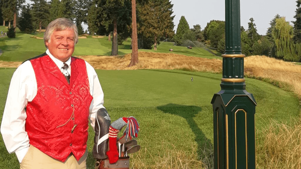 John Henry Williams at Sand Point's 1st Tee