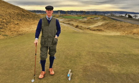 Rob Birman in His Full Tweeds at Chambers Bay