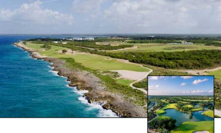 PGA Oceans 4 Golf Club and PGA Riviera Maya Golf Club (inset)