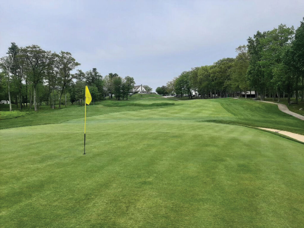 Donald Ross Used Mounding As A Hazard At Bald Peak Colony Club, Like Here At The Short But Tricky Par4 First