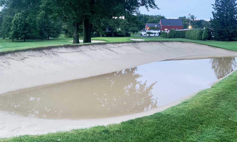 Ewing Irrigation Golf Course Construction bunker Old York Road