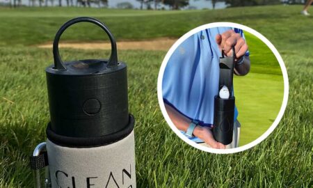 CleanDrop Launches Portable Golf Ball Washer