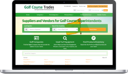 Golf Course Directory Home Page Features Newest Members and Inventory