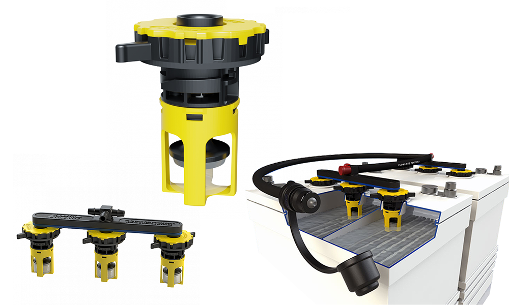 Pro-Fill™ Onboard Battery Watering System from Flow-Rite