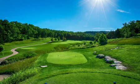 Branson Hills Golf Club sun and green green fairway