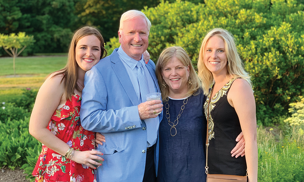 John’s wife Anne and daughters Carrie and Carlee