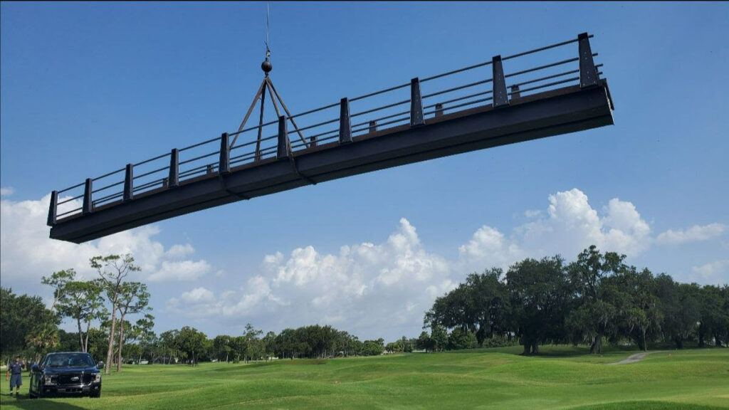 Sara Bay Country Club 52' X 4' Pedestrian Bridge by Links Bridges