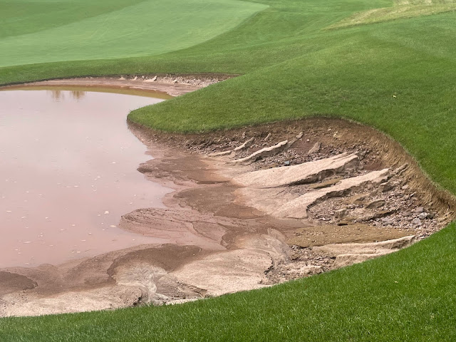 Bunker washouts from 6+" of rain from Hurricane Ida Sept 2021