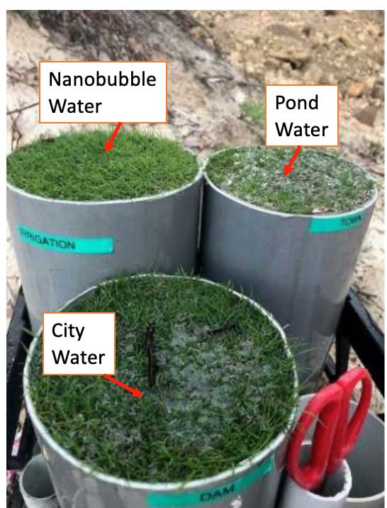 Nanobubble infiltration testing