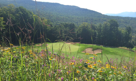 The Club at Spruce Peak The Mountain Course-Native Field on 16