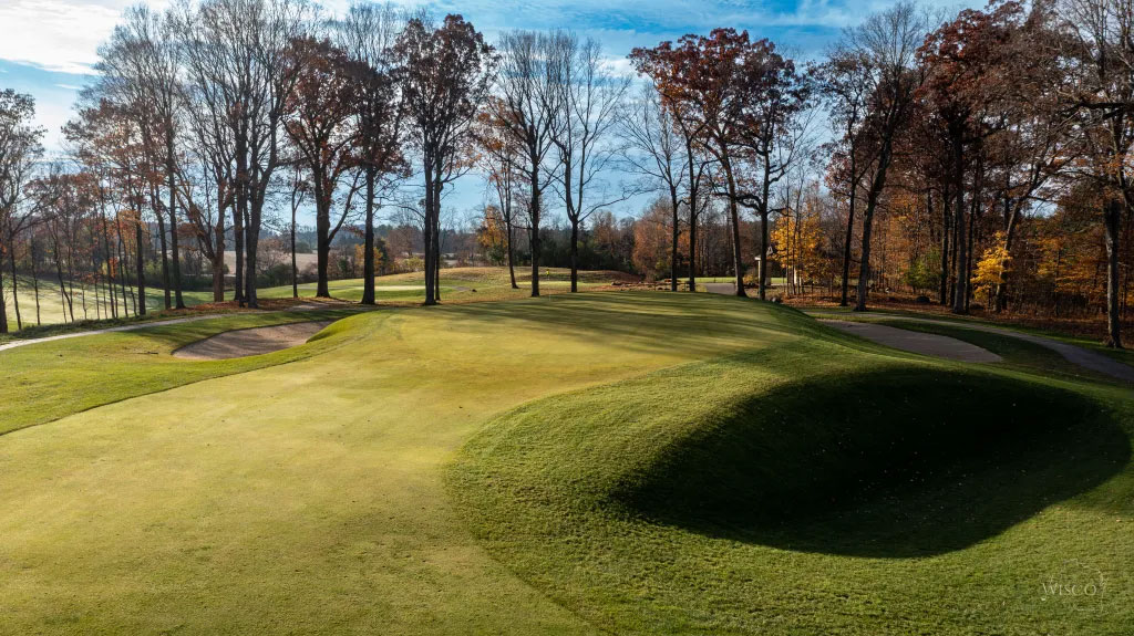 The green on 6 at West Bend