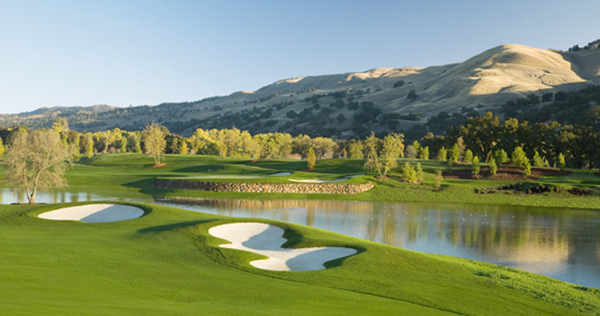 Hole #17 Close Up Yocha-Dehe Golf Club, Cache Creek Casino Resort | Brooks, California