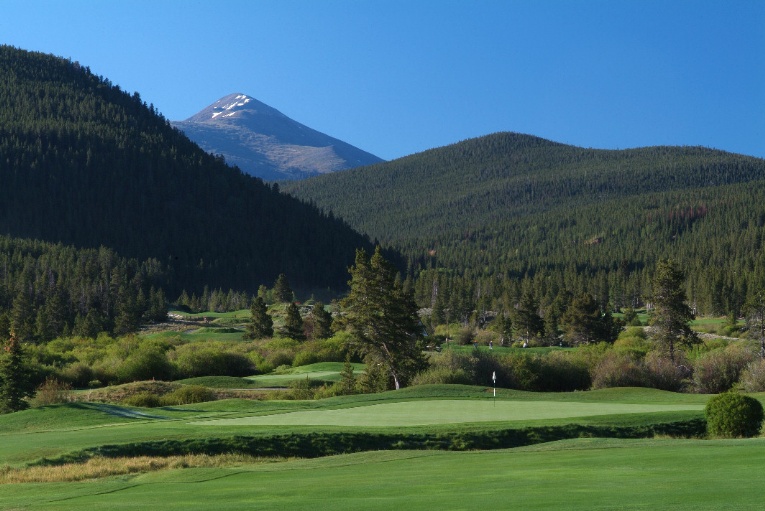 Breckenridge Golf Club Bear #7 with Baldy Mountain