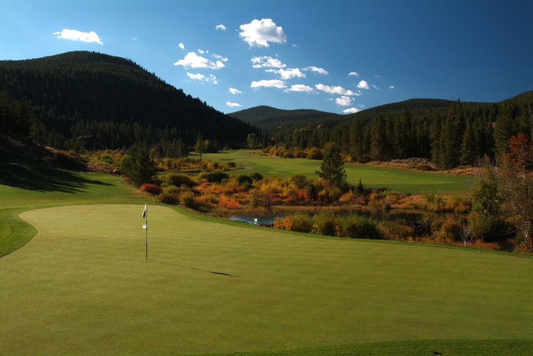 Breckenridge Golf Club Beaver #8 looking back to the fairway