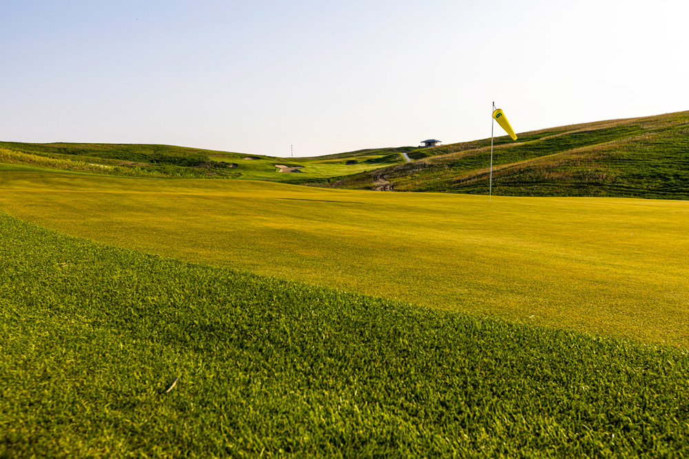 Hole 2 Landmand course in Nebraska