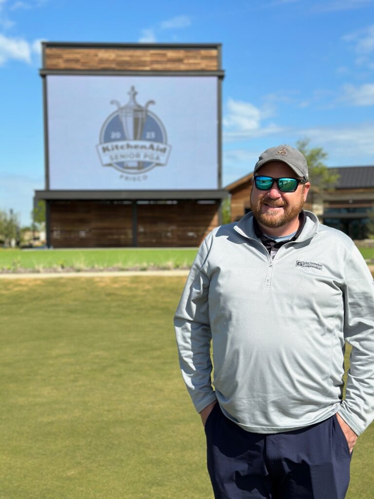 PGA Friscos Managing Superintendent of Golf and Grounds Bryce Yates