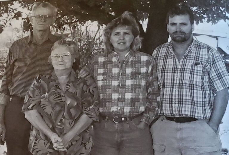 Raymond, Vivian, Vanessa and Jimmy Riebeling.