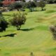 The golf field at luxury hotel