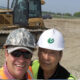 Brent Borelli (left), a GCSAA International Superintendent Member, helped with construction of River Bend Golf Course in Pyeongtaek, South Korea, in 2018. Sim Eun Yong (right) was a golf course shaping specialist for the project.