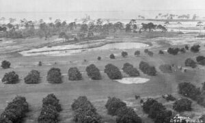 1926 Aerial View of Dunedin GC's 10th Fairway