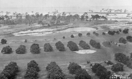 1926 Aerial View of Dunedin GC's 10th Fairway