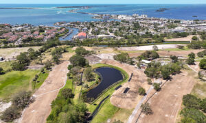 Dunedin’s 14th and 18th holes overlooking the Gulf of Mexico