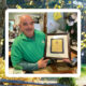 Brian Lautenschlager with the Sustainability Award from NC Golf Course Owners Association in 2022. Photo Credit: Cathy Nell