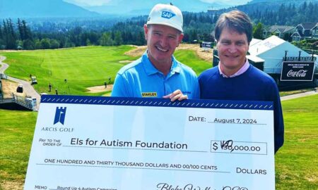 Arcis Golf “Round Up For Els for Autism®” campaign has raised $160,000 for the Els for Autism Foundation