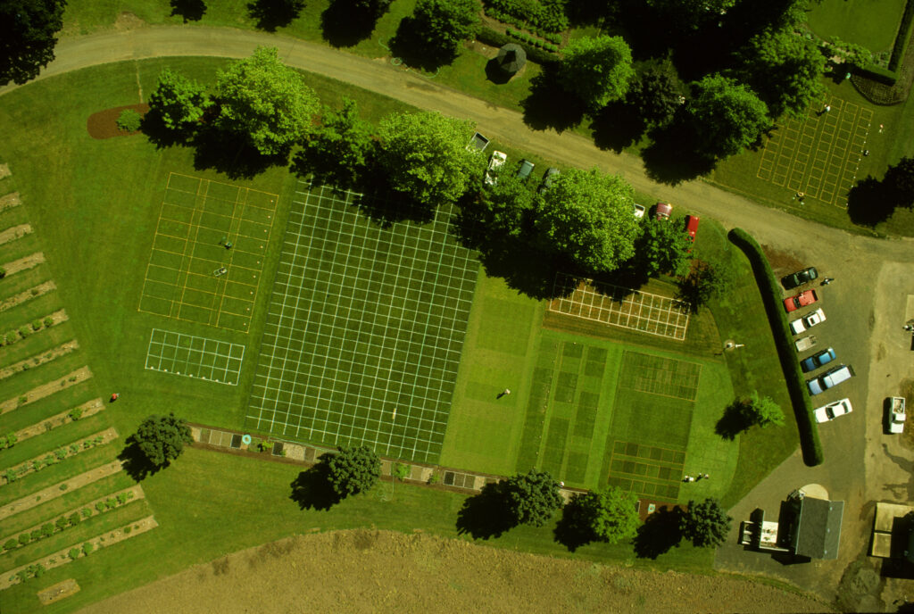 1994 aerial of Lewis Brown Research Farm