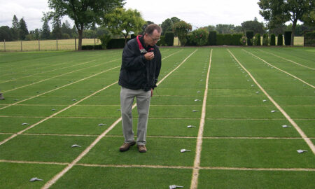 Tom Cook one last plot inspection at the Farm in 2008