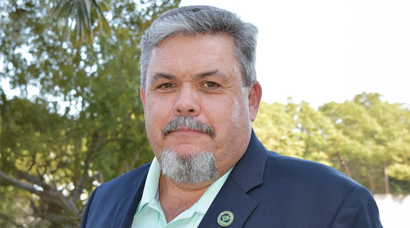 Carolinas GCSA Rounds 4 Research committee chair, Daryl Ewing, from Carolina Lakes Golf Club