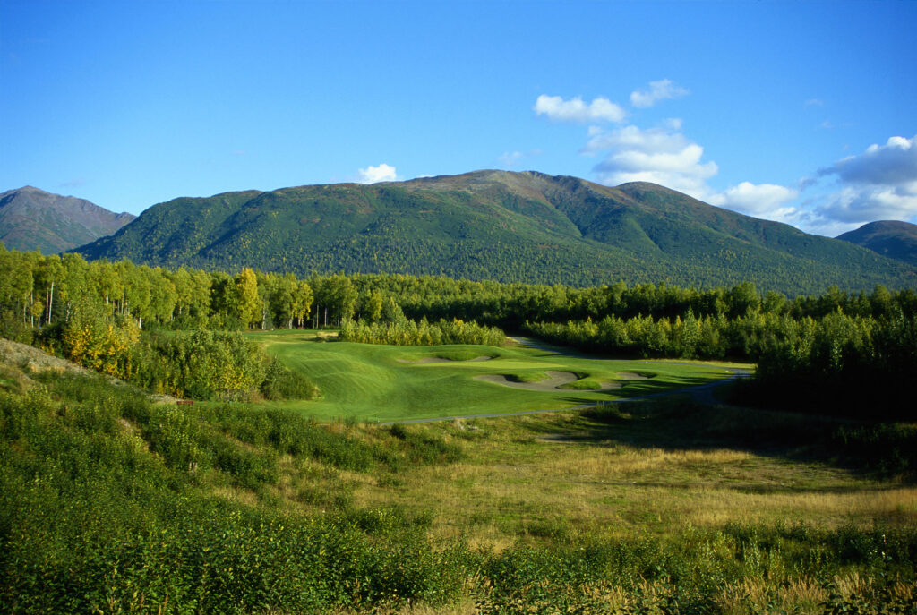 6th Hole on Creek Course at Moose Run in Anchorage