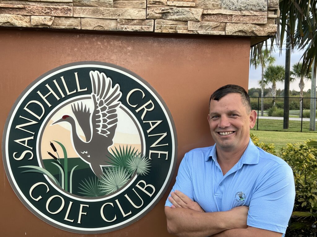 Clinton Tingen, CGCS, superintendent at Sandhill Crane Golf Club in West Palm Beach, Fla.