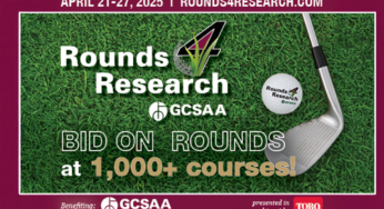 Help keep golf sustainable by bidding in GCSAA’s Rounds 4 Research online auction