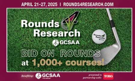 GCSAA’s Rounds 4 Research online auction